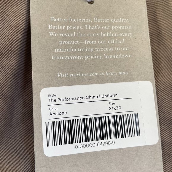 Everlane Performance Chino 31 x 30 - Picture 2 of 4